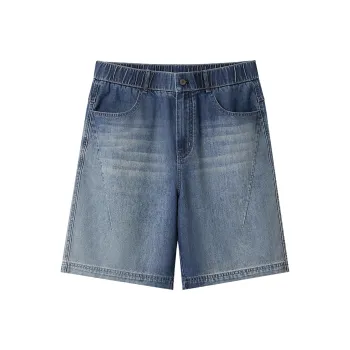 HLA Denim Shorts Men's Denim Blue Transition Color