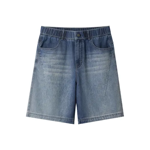 HLA Denim Shorts Men's Denim Blue Transition Color
