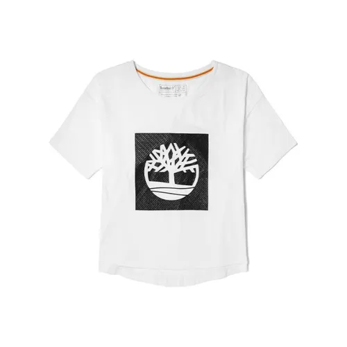 Timberland Crop Tops Women's White
