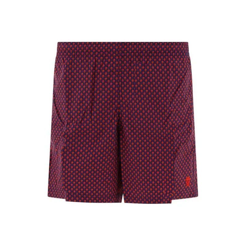 Alexander McQueen Spotted Skull Printed Swim Shorts-0
