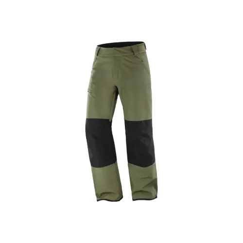 SALOMON Transfer Puff Ski Pants Men's Green
