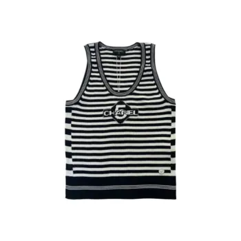 CHANEL SS23 Tank Top Women's Black
