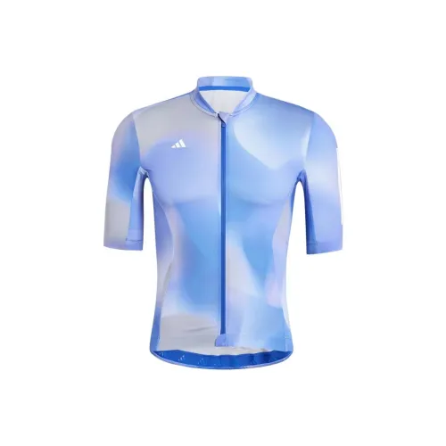 Adidas TEMPO 3-STRIPES Cycling Clothing Men's Clear Blue