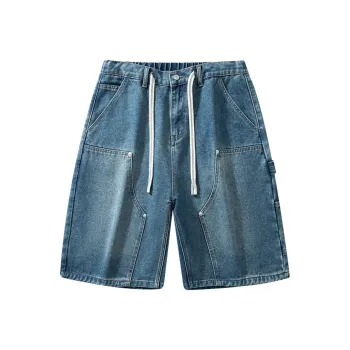 THREEAGAINTHR33 Denim Shorts Unisex