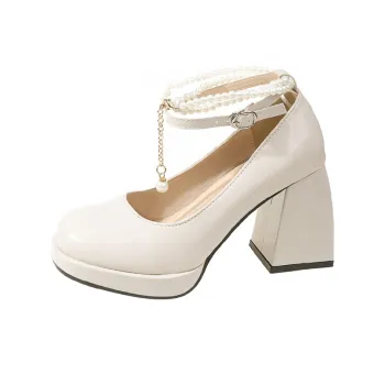 Yang Nianhua Chunky Heel High Heels Women's