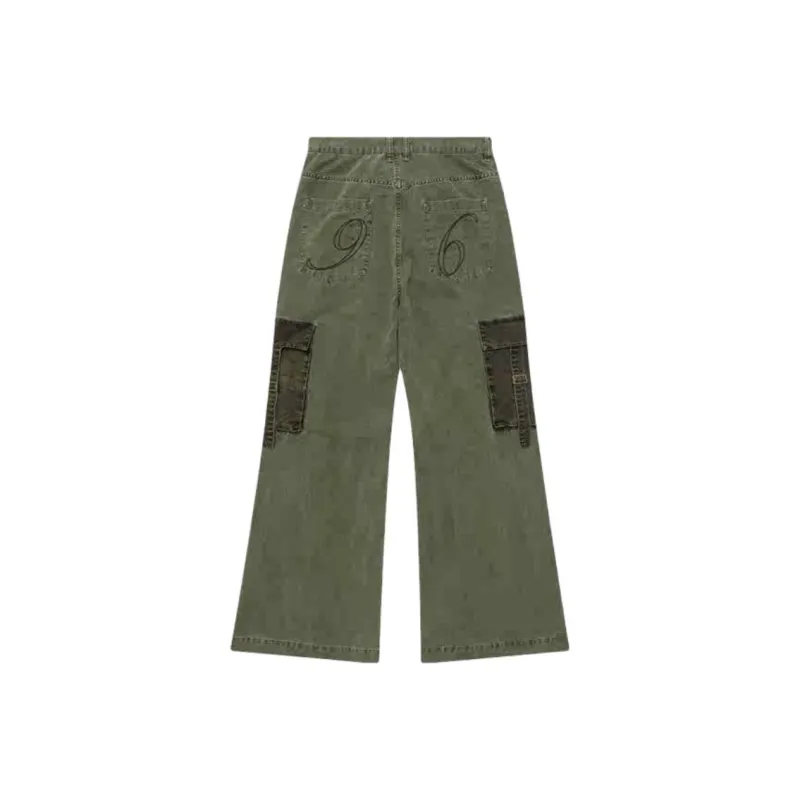 GOOD BAI Series 916 Casual Pants Unisex Army Green-0
