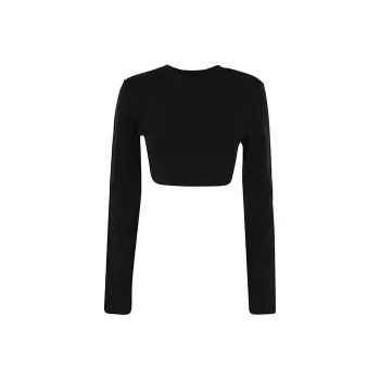 Jacquemus Crop Tops Women's Black