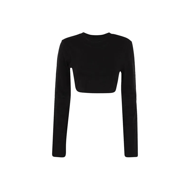Jacquemus Crop Tops Women's Black-0