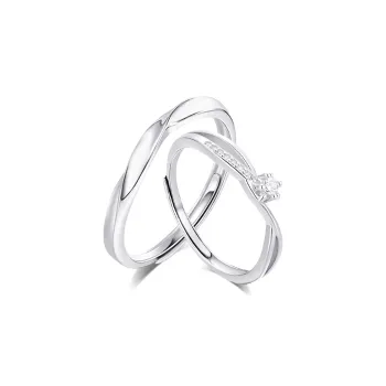 KUMET Sterling Silver Rings Unisex