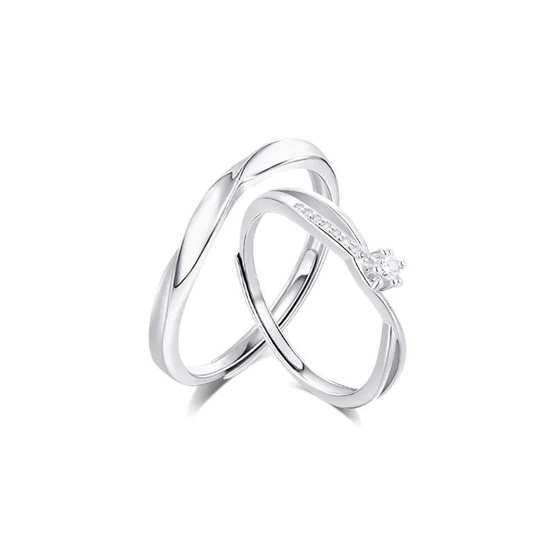 KUMET Sterling Silver Rings Unisex-0