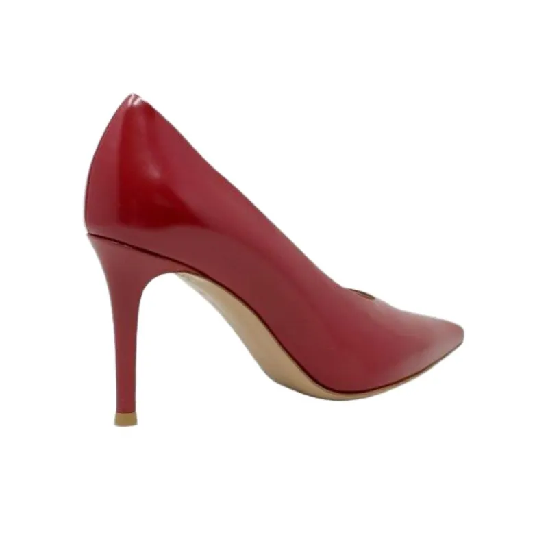 GIANVITO ROSSI Slim Heel High Heels 8.5cm Women's Red-3