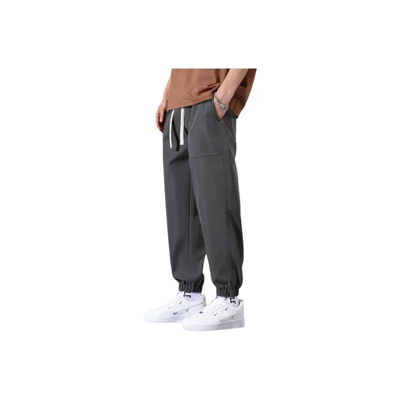 RENBEN Casual Pants Unisex Army Green-2