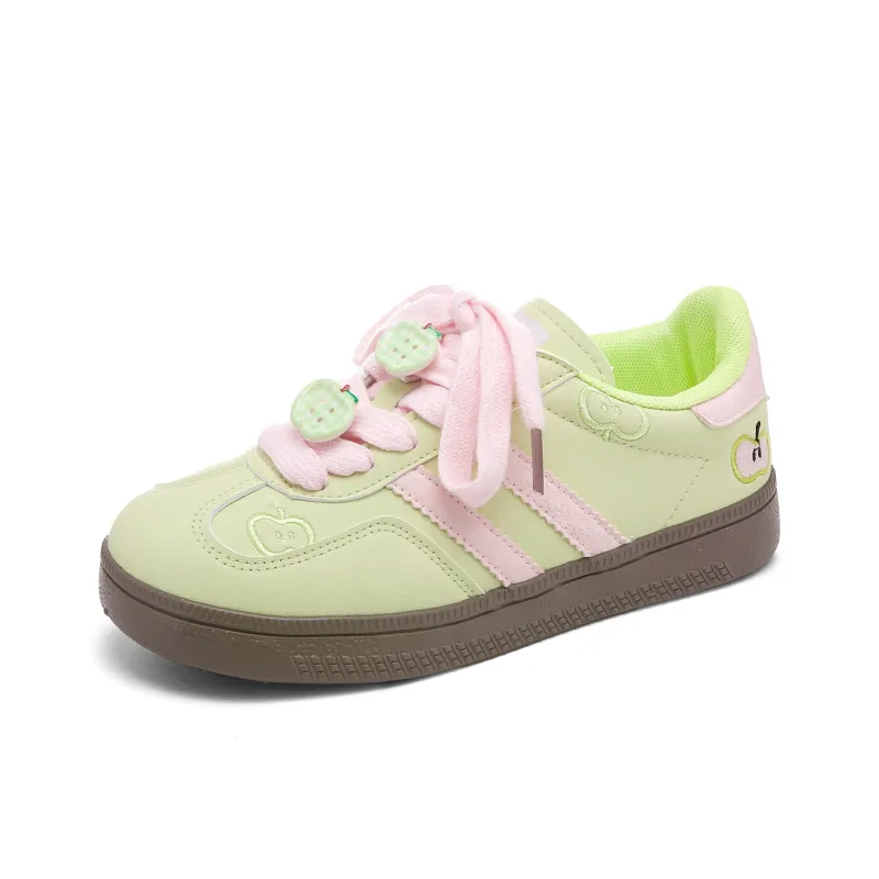 Lovely You Abrasion Resistant Lightweight Slip Resistant Low Top Skateboard Shoes Women's-16