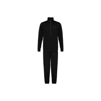 Nike Poly Knit Track Suit Casual Sportswear Men's Black
