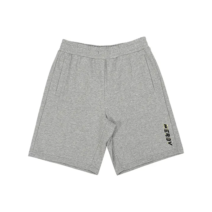 Nerdy Sports Shorts Unisex Gray-0