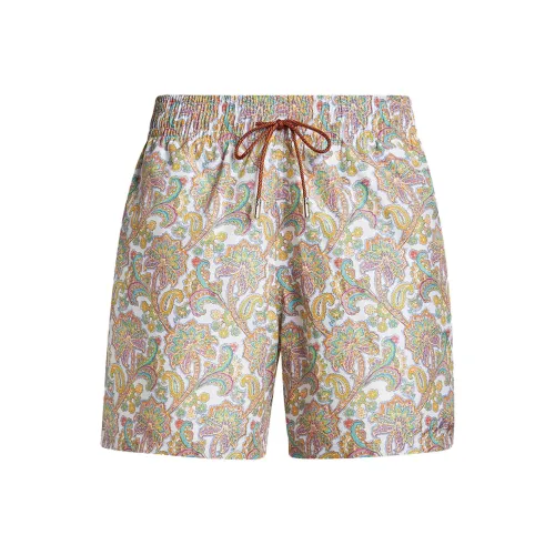 METROCITY Floral Printed Drawstring Swim Shorts