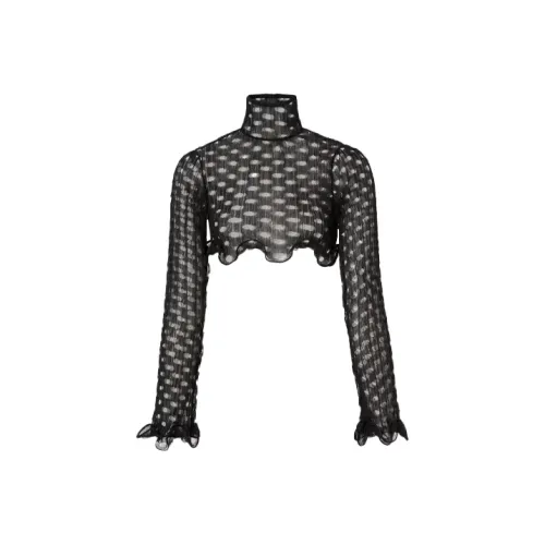 Burberry Crop Tops Women's Black