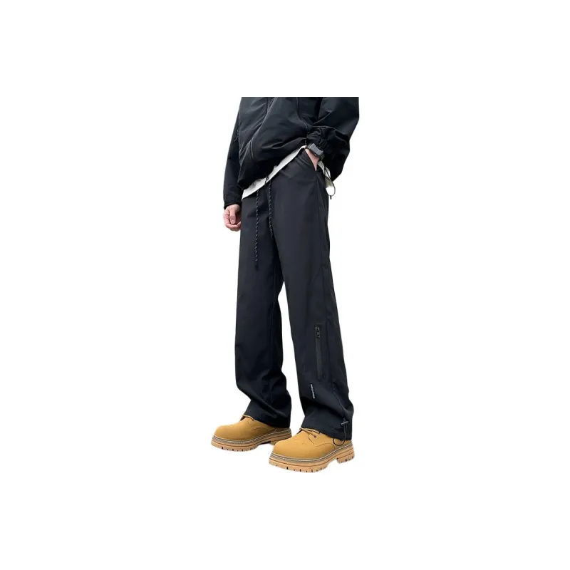 K411 Casual Pants Unisex Black-0