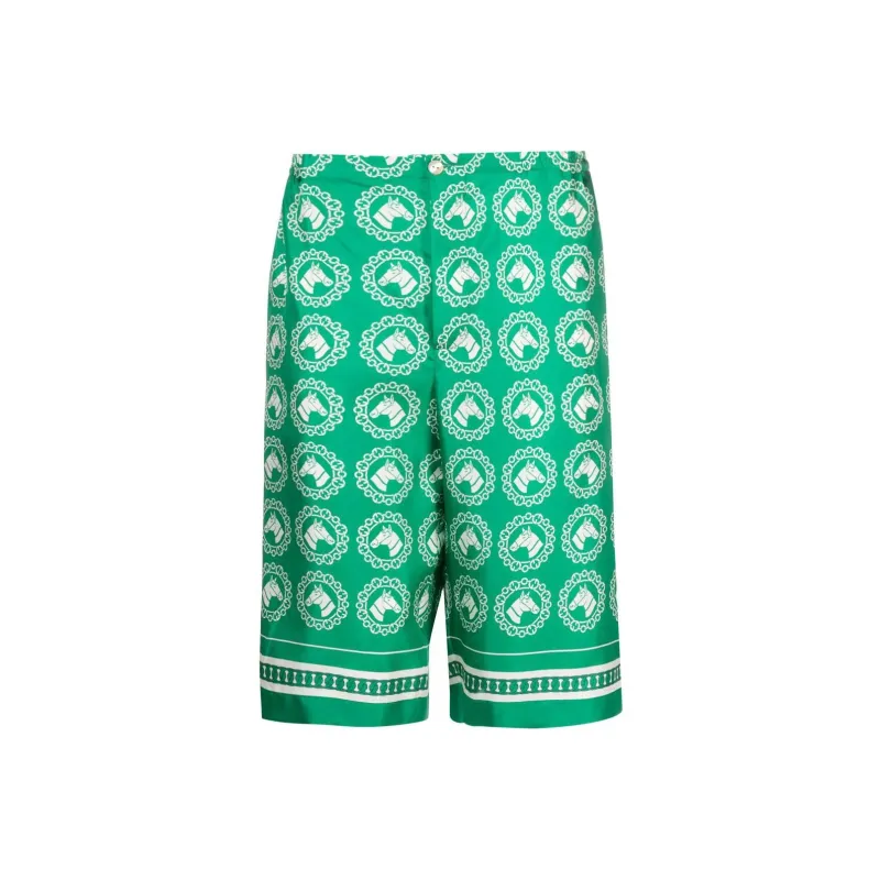 GUCCI Horse Motif Shorts-0