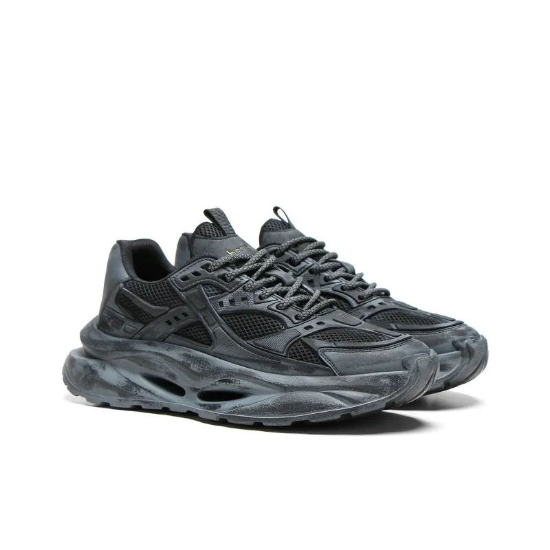Meixi Abrasion Resistant Breathable Height Increasing Low Top Chunky Sneakers Men's-2