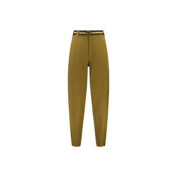 K-WAY LE VRAI 2.1 AMIABLE JACOBINE SOEUR Casual Pants Unisex Brown Yellow