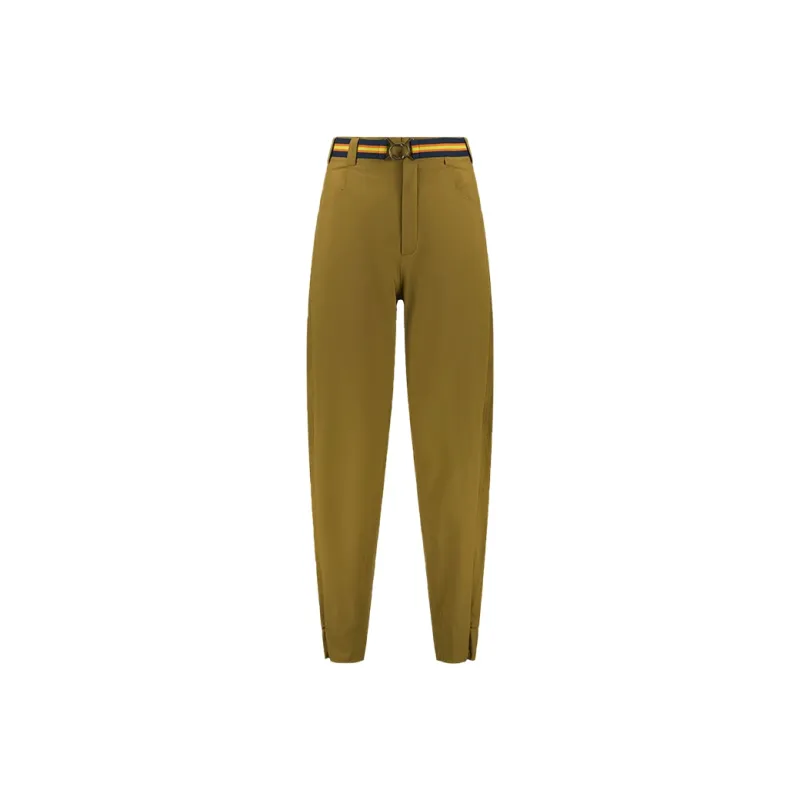 K-WAY LE VRAI 2.1 AMIABLE JACOBINE SOEUR Casual Pants Unisex Brown Yellow-0