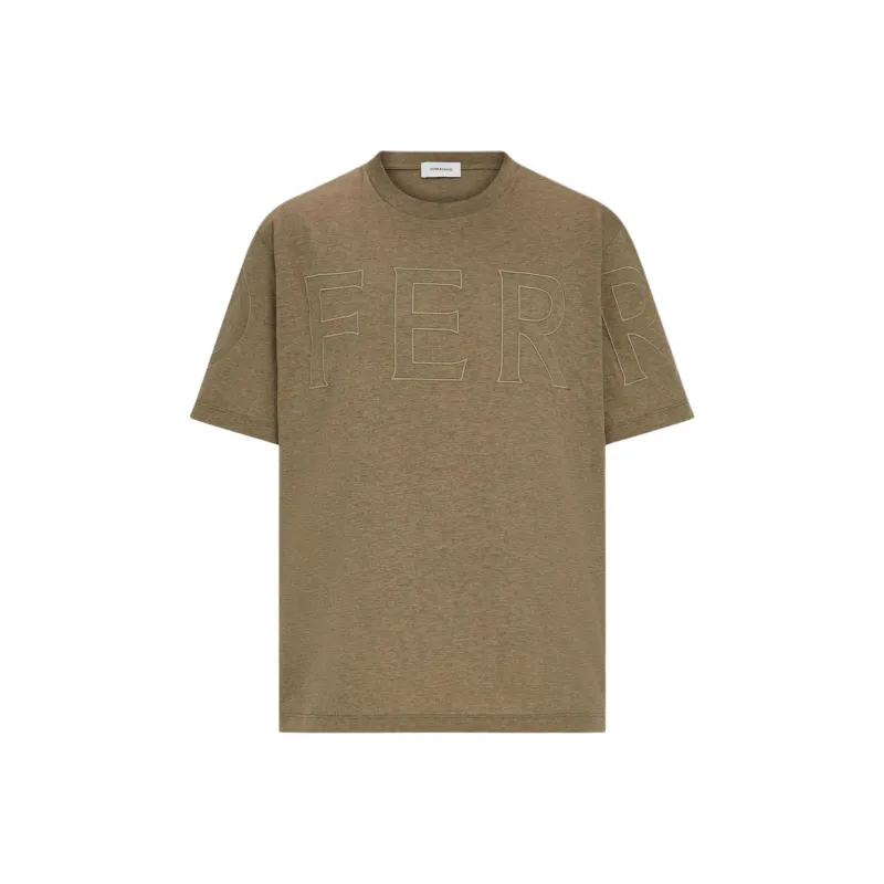 FERRAGAMO FW25 T Shirt Men's Coffee-0