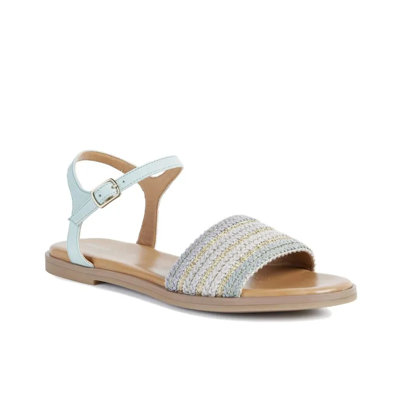 GEOX Naileen One Strap Sandals Women's Light Blue-1