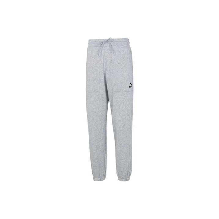 PUMA Sports Pants Men Light Gray-0