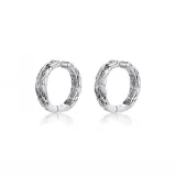 Silver Gold-Plated Clip-on Earrings 1 Pair