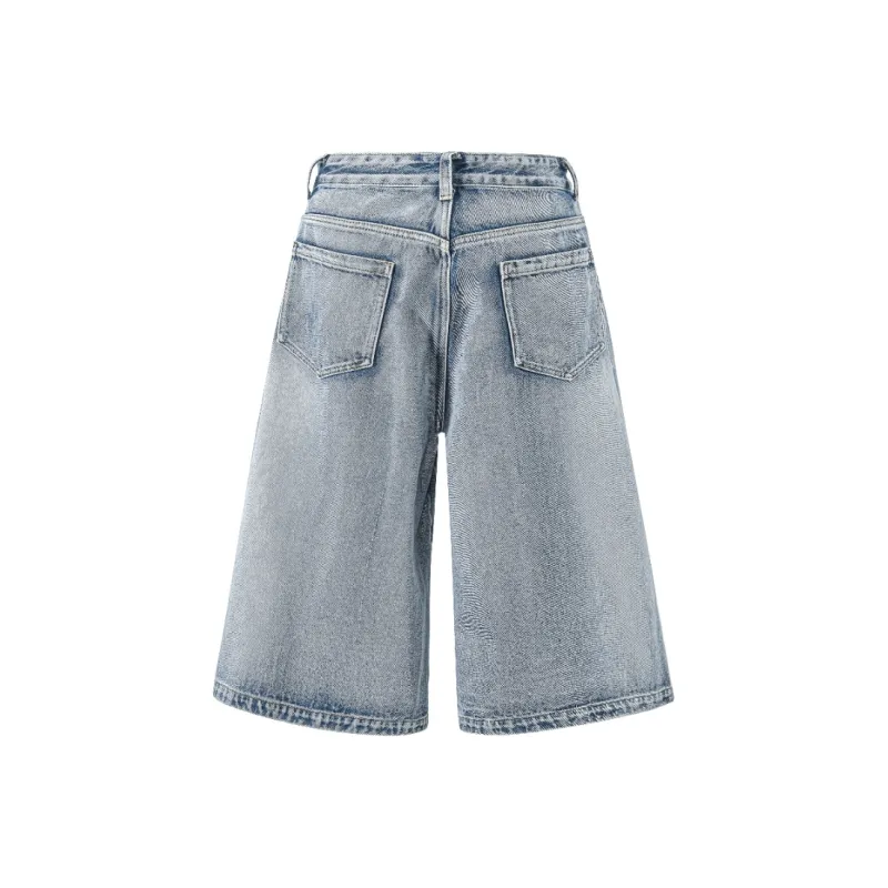 KEIRANDUN Denim Shorts Unisex-5