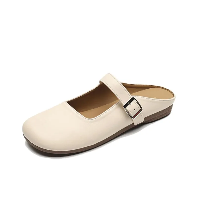 City Camel Rubber Sole Slip Resistant Closed Toe Slippers Women's-0