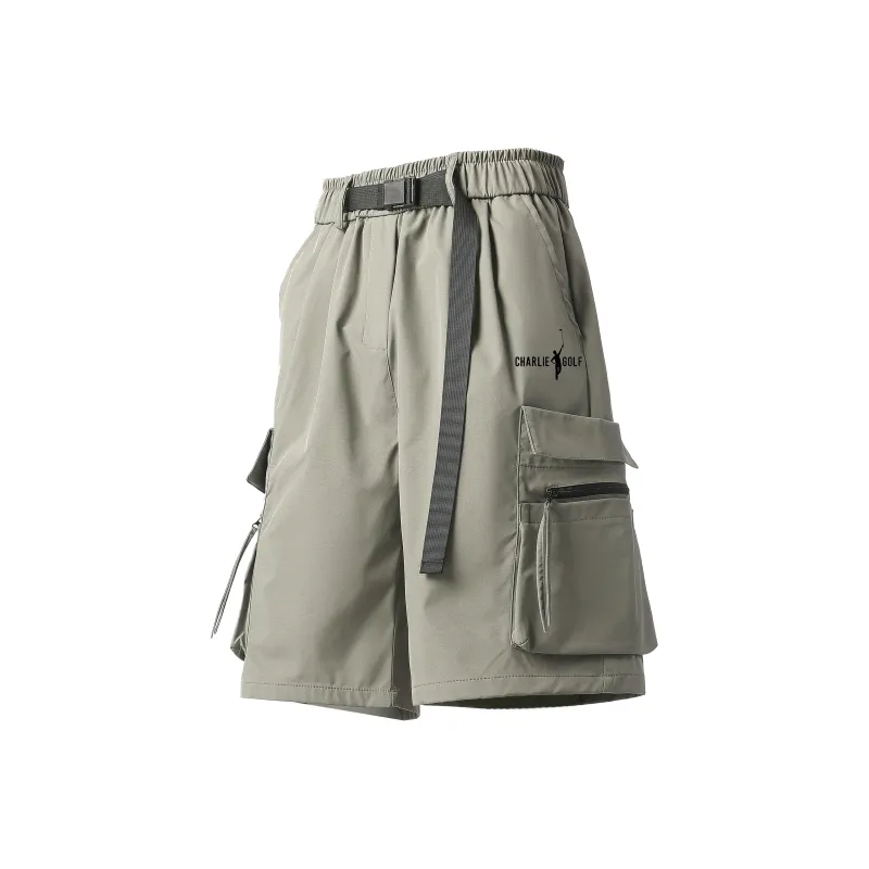 CHARLIE GOLF Denim Shorts Unisex-3