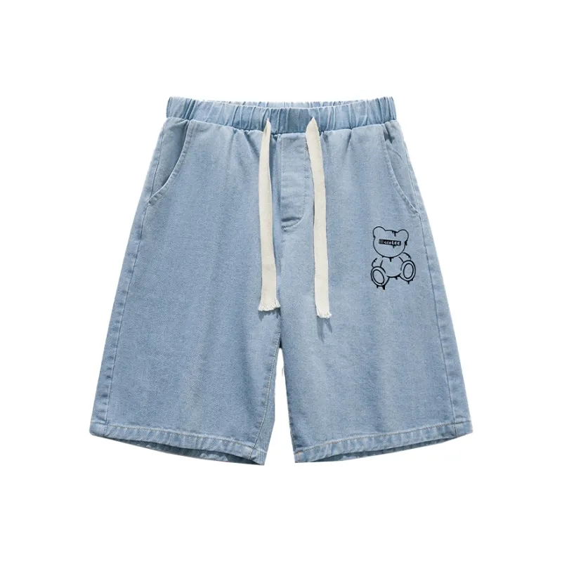 DOUBLE STAR 88 Denim Shorts Unisex-0