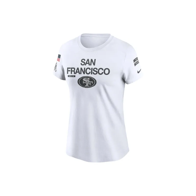 Nike San Francisco 49ers Salute To Service Legend Women's Nike Nfl T Shirt-0
