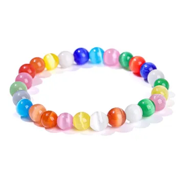 Inkopper Glass Cat Eye Bracelets Women's