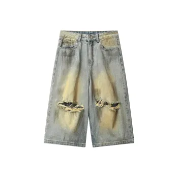 ICH MODE Denim Shorts Unisex Nostalgic Blue