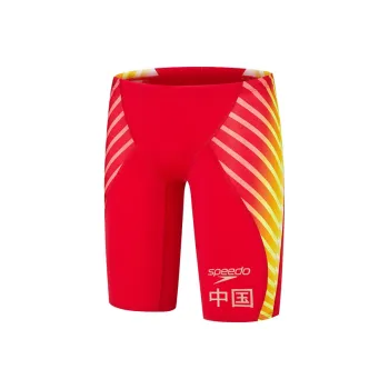 Speedo Five-point Knee-length Swimming Trunks Men's Red