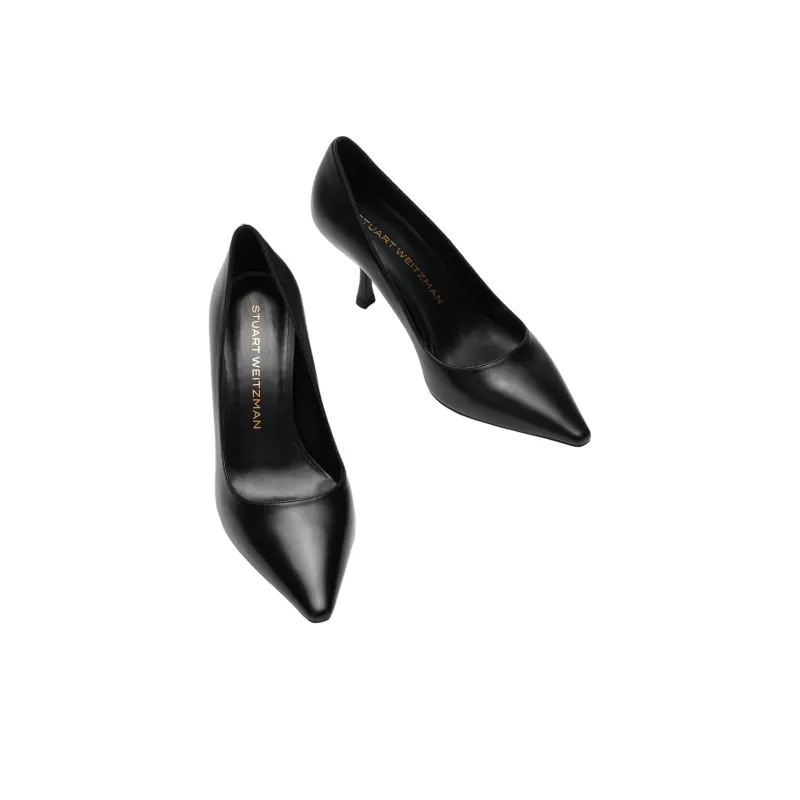 Stuart Weitzman/SW Naomi Slim Heel High Heels 7.5cm Women's Black-3