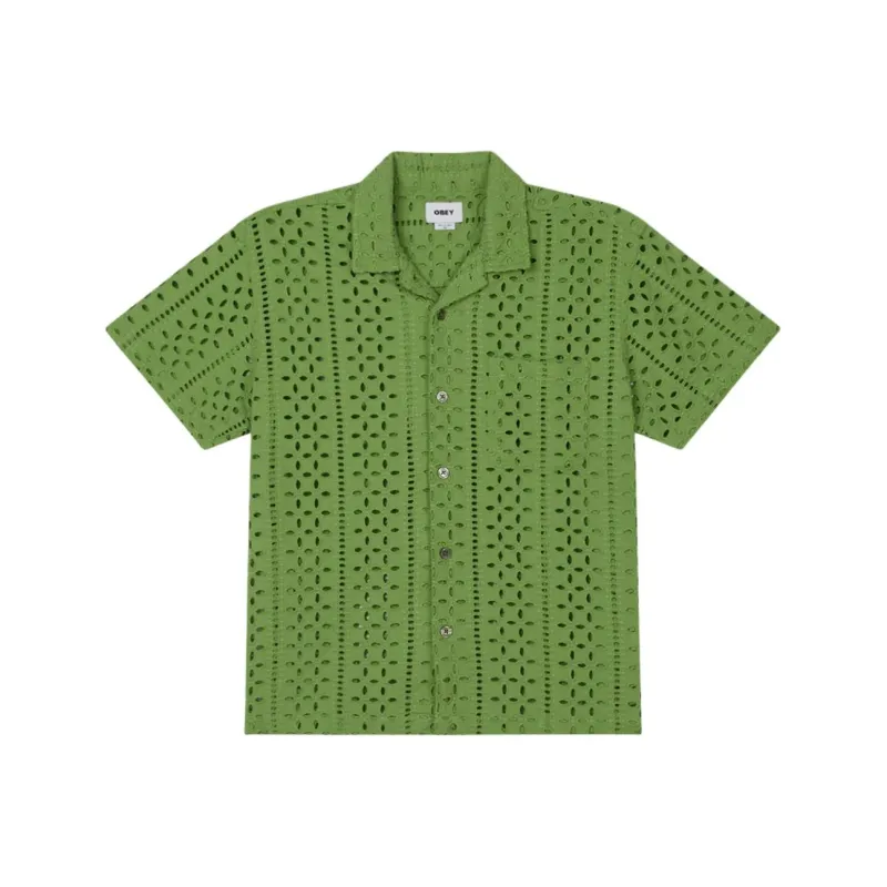 Obey Shirts Men Green-0