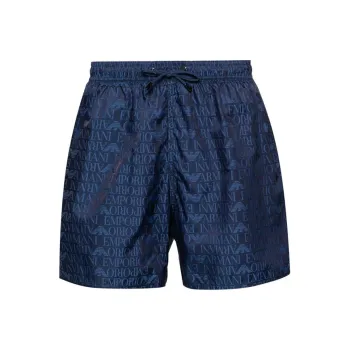 EMPORIO ARMANI SS24 Swimming Shorts Men Dark Blue