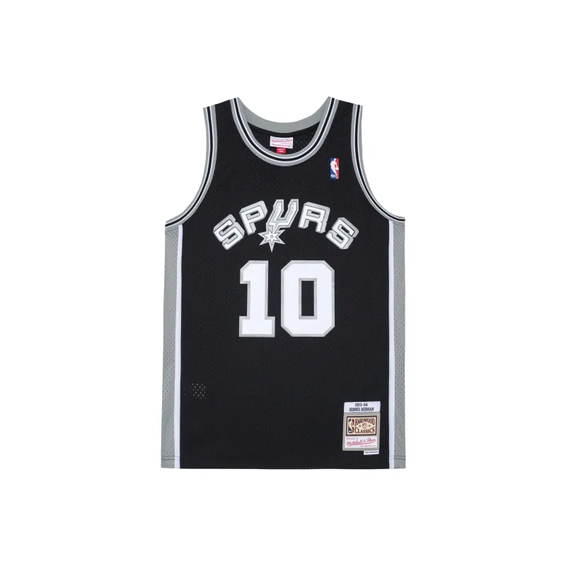 Mitchell & Ness Dennis Rodman San Antonio Spurs 1993 94 Swingman Nba Jersey-0