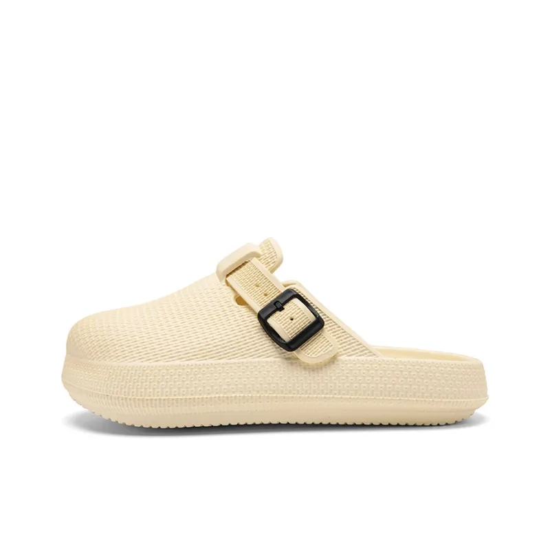 ENRICO COVERI Rubber Sole Odor Resistant Abrasion Resistant Slip Resistant Closed Toe Slippers Unisex-5