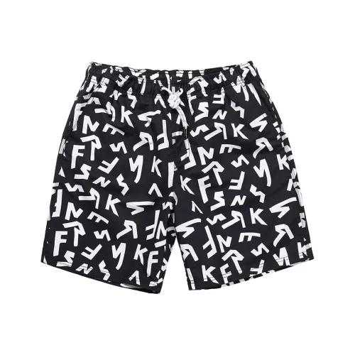 GAILANG Beach Shorts Men
s Black White
