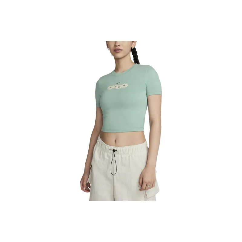Nike T-Shirts Women's Green-0