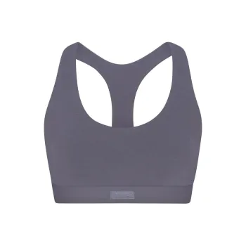 SKIMS OUTDOOR RACERBACK BRALETTE Tank Tops Women's STEEL BLUE/Steel Blue
