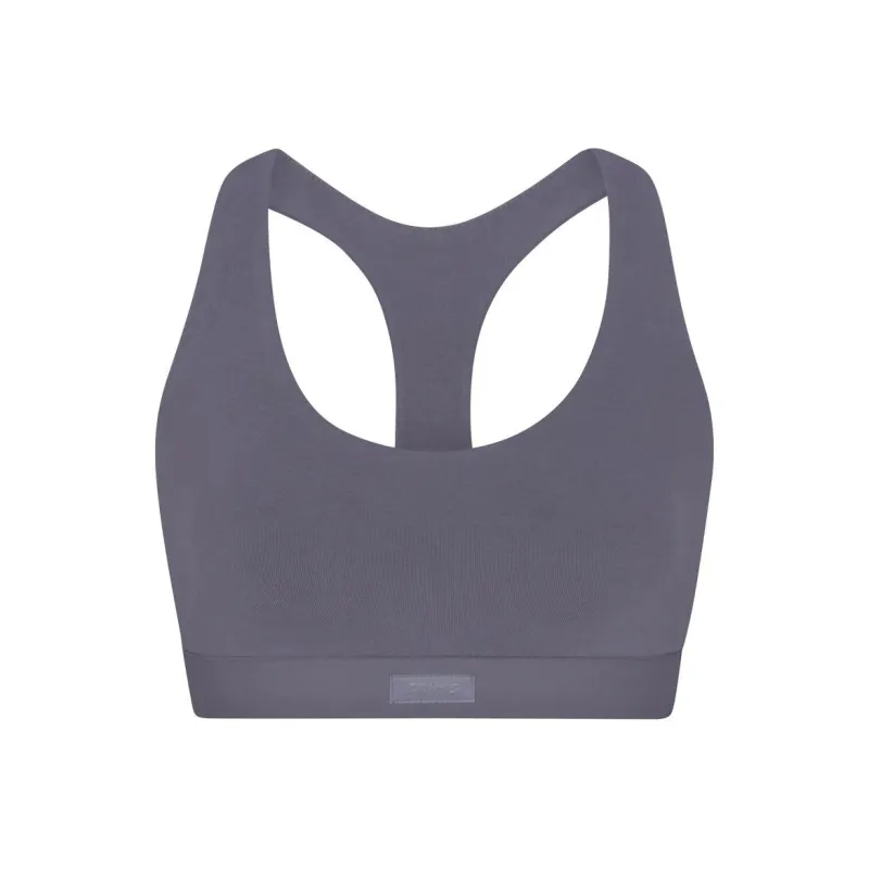 SKIMS OUTDOOR RACERBACK BRALETTE Tank Tops Women's STEEL BLUE/Steel Blue-0