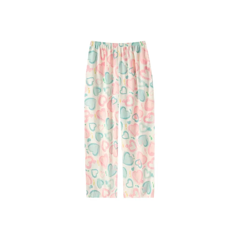 Top Melon Pajama Pants Women's Image Color-0