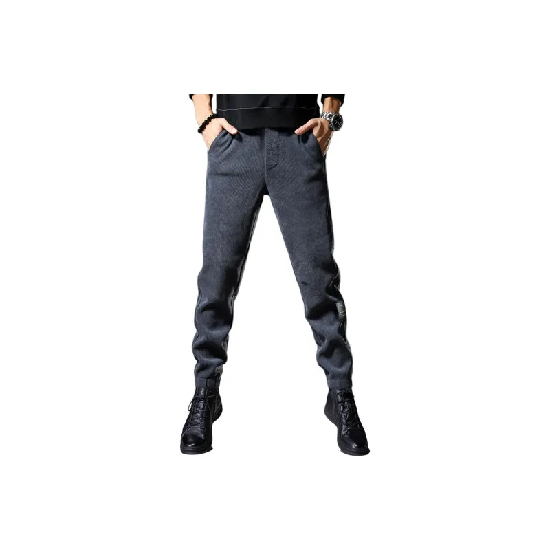 Devanro Casual Pants Men's Black-6
