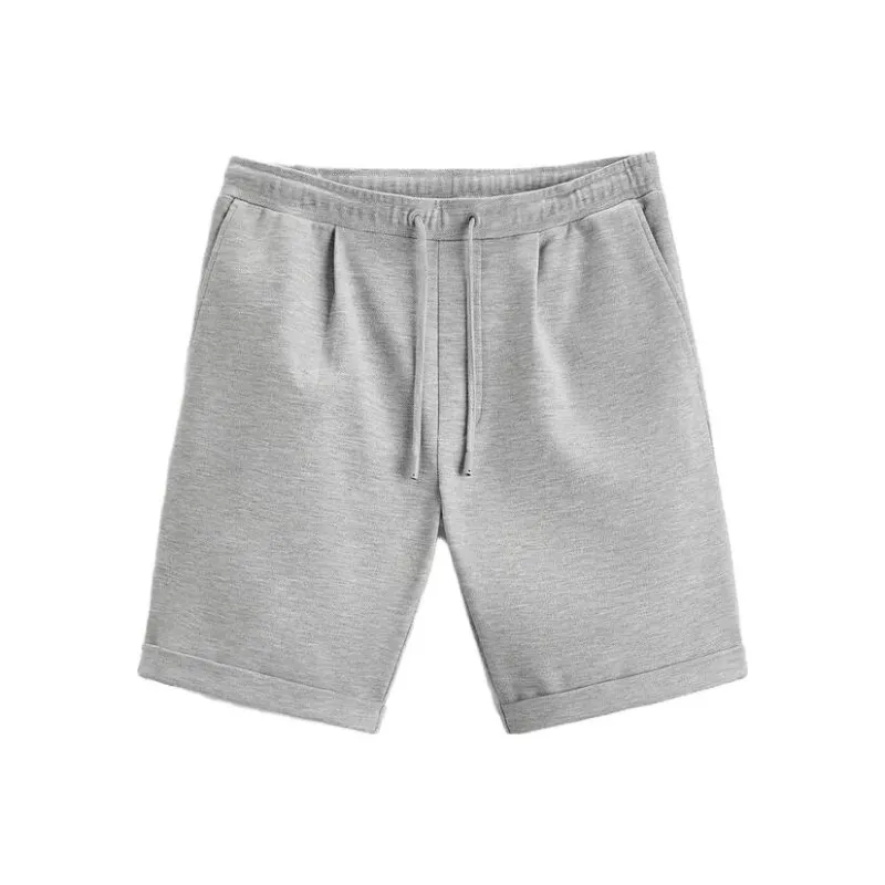 ZARA Casual Shorts Men Zebra Print Gray-0